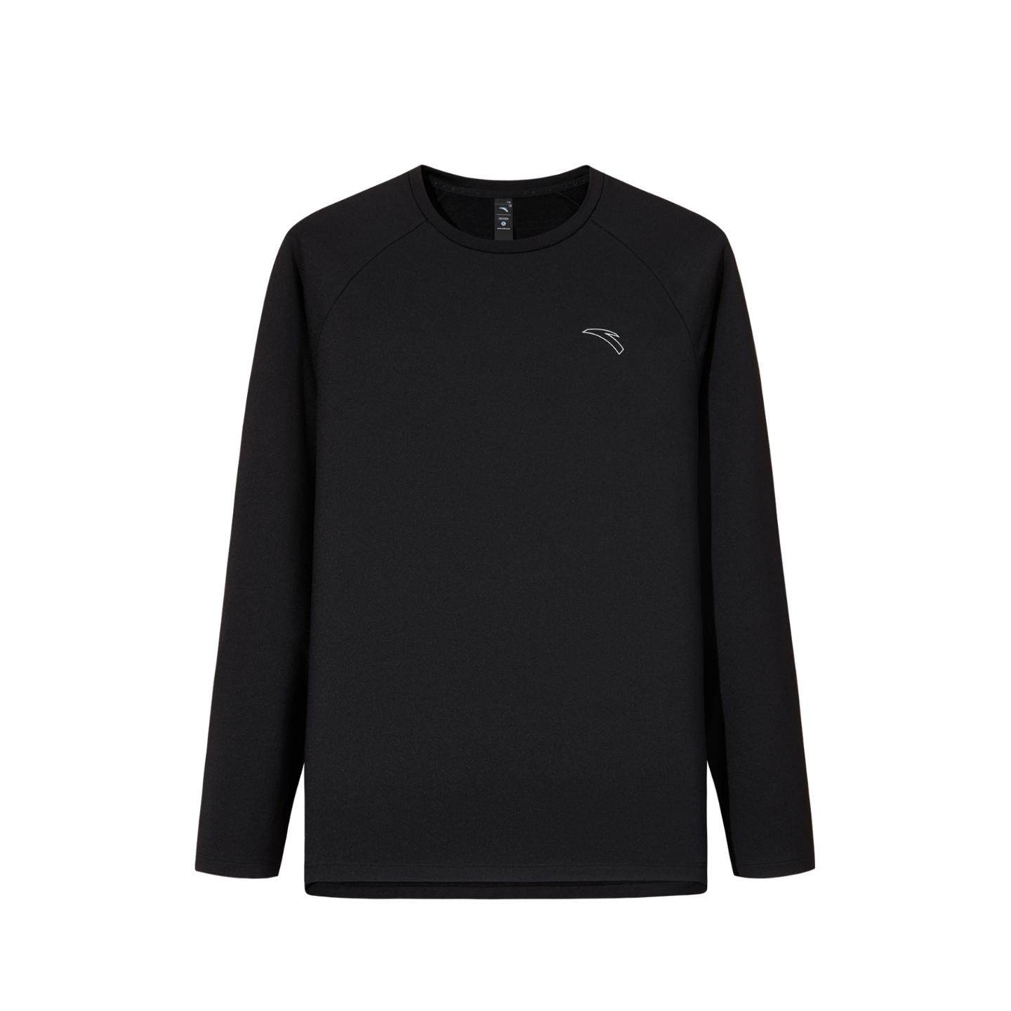 

Anta Серия для бега Однотонная футболка с круглым вырезом Мягкая Удобная Дышащая Универсальная с длинным рукавом Мужские топы 952545404-4 S