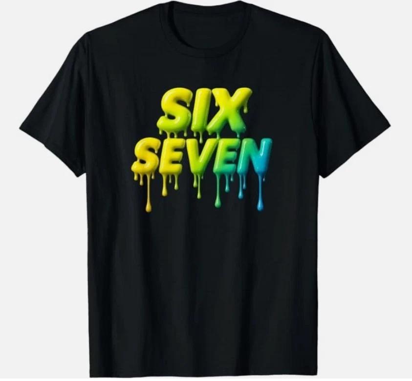 Funny 67 Meme Tee – Six Seven Gen Alpha Viral Internet Shirt L