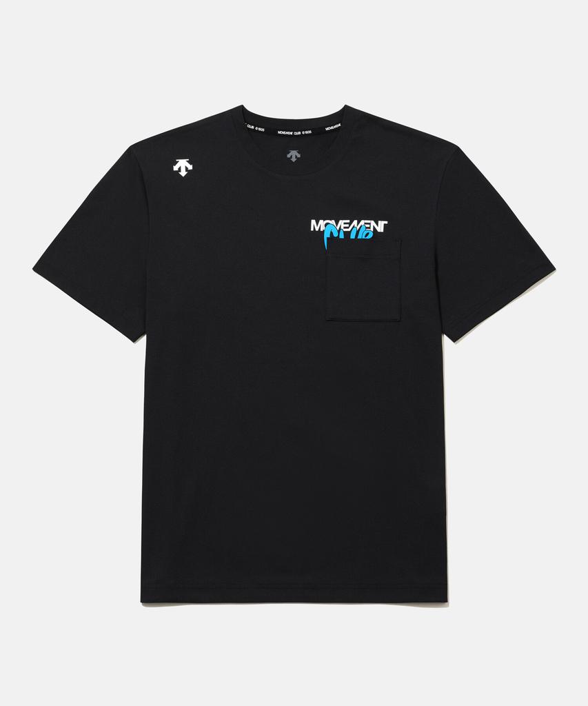 DESCENTE Movement Back Graphic Short Sleeve T-Shirt Black Sr223Ets59