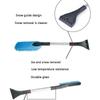 Car Accessories 3 In 1 Cleaning Tool Detachable Snow Shovel Set Winter Cleaning Brush Multifunctional Snow Shovel Set Ice Snow Duster Long Handle