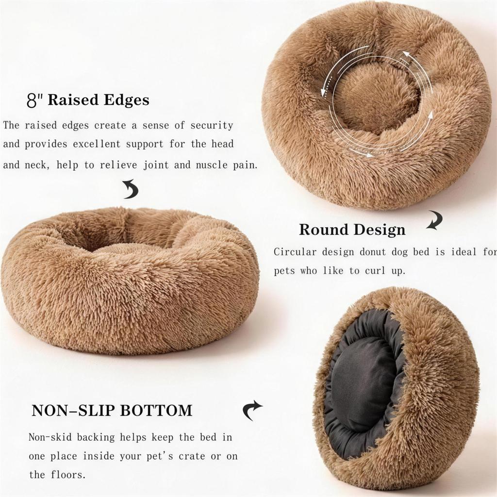 40cm 100cm Plush Dog Bed Rectangle Nest Soft Cat Bed Removable Lid Hand Washable Luxury Fluffy Pet Bed