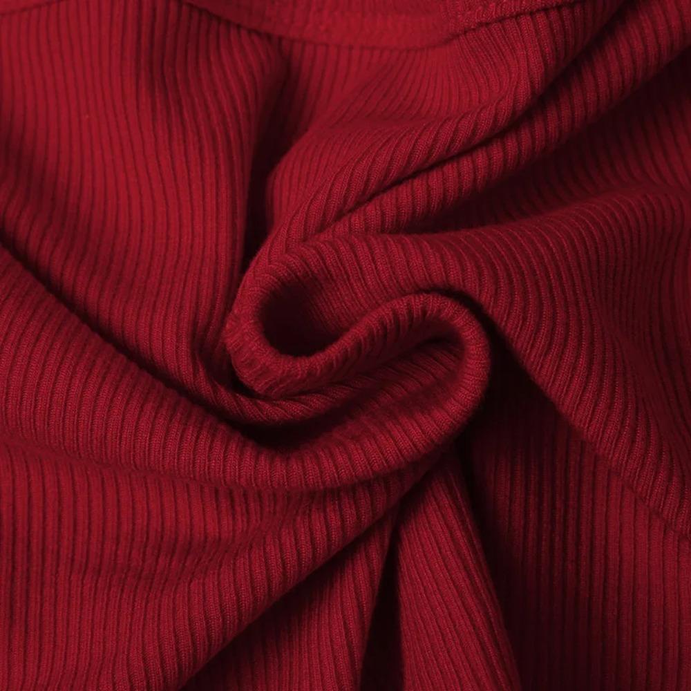 Retro Monogrammed Choker Vest Polyester Hanging Neck High Street Crop Tops Knit Tank Top Open Back Sexy Backless Red Top Women