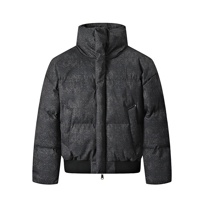 Stup-collar cotton jacket men's winter thickened warm cotton jacket youth casual jacket padded clothes