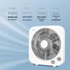Midea Quiet Oscillating Desk Fan with Timer and Tip-Over Protection