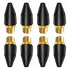 20 Pcs Black Rubber Tip Air Nozzle for Air Blow Handguns Tool Air Tool Parts