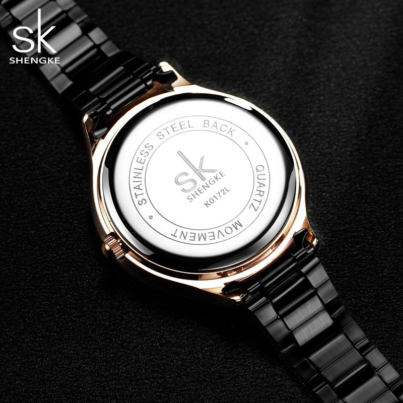 SHENGKE New Women's Watch Top Luxury Bracelet Watches Women Quartz Wristwatches Fashion Clock For Lady