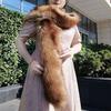 Long Catwalk Scarf Shawl Neck Scarf High-end All-in-onenew Arrivalheattechthickened Imitation Fur Women's Scarf