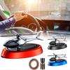 Car Air Freshener, Airplane Ornaments, Solar-Powered Rotatable Airplane