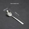Stainless Steel Long-Handle Thickened Flat Spoon for Home, Hotel, or Restaurant