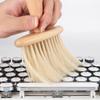 Ergonomic Wood Instrument Cleaner NonStatic Design For Delicate Piano Key And Synthesizers Keyboard Cleaning Brush