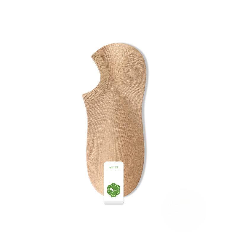 Female Spring and Summer Cotton Sweat Absorbing Invisible Not To Drop with Boat Socks