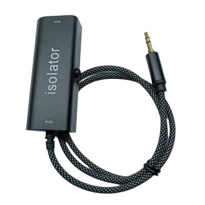 3.5mm Sound Cable Anti Interferences Ground Looping Noise Filter Isolator Eliminate Cancelling for Home Stereo Car Sound