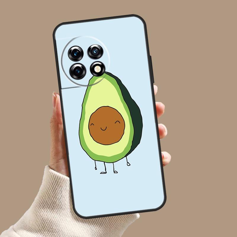 Cute Cartoon Avocado Fitness Case For OnePlus Nord 5 CE 3 4 Lite N20 N30 OnePlus 15 13 12 11 10T 13T 13R 8 9 10 Pro Cover