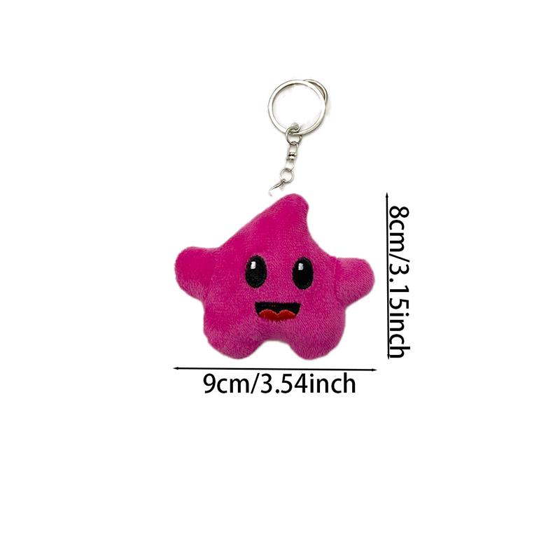 Treasuringu New Colorful Stars Pendant Cute Star Pp Cotton Filling Pillow Star Plush Dolls Kids Birthday Gifts Home Decorat