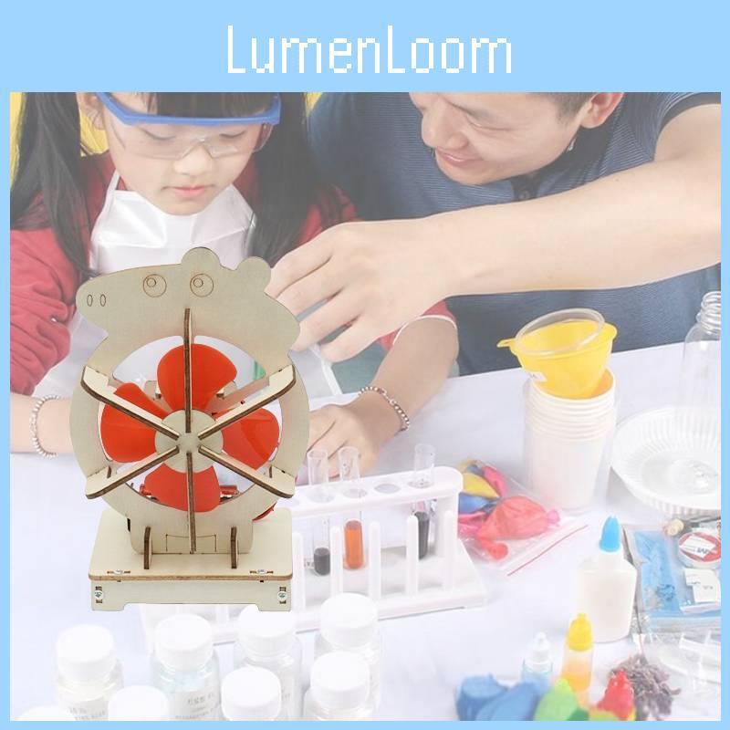 Science Small Production Standalone Intelligent Voice-controlled Fan For 7-14 Year Olds Wooden Diy Electric Educational Toy