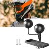 ABLZ-Motorcycle Helmet Display Stand With Adjustable Hook Universal Fit For Caps, Jackets& Accessories. Wall Mounted Storage