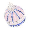 Crown Trinket Box Vintage Enameled Decorative Jewelry Box Zinc Alloy for Necklaces Bracelets