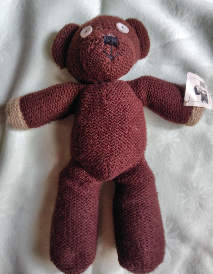 

[USED] Mr. Bean Teddy Bear with Serial Number