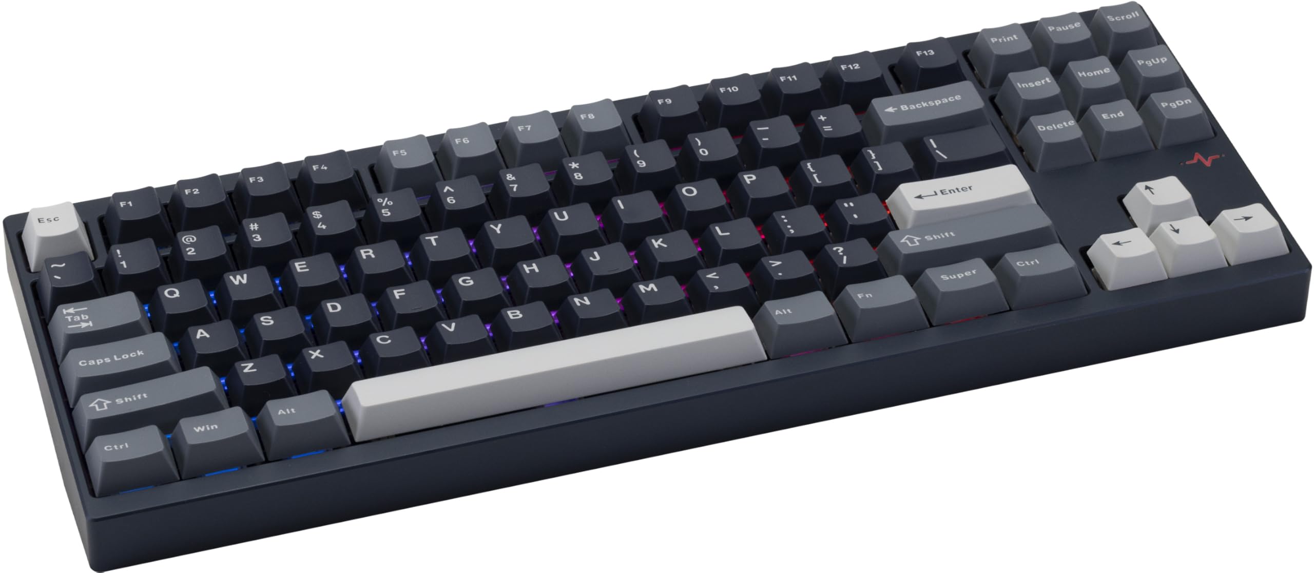 

WOBKEY Crush80 Mechanical Wireless Compact English Gasket Aluminum Alloy VIA Keyboard, 3-Way Connection, Tenkeyless, TKL, Size, Layout, Mount, RGB,
