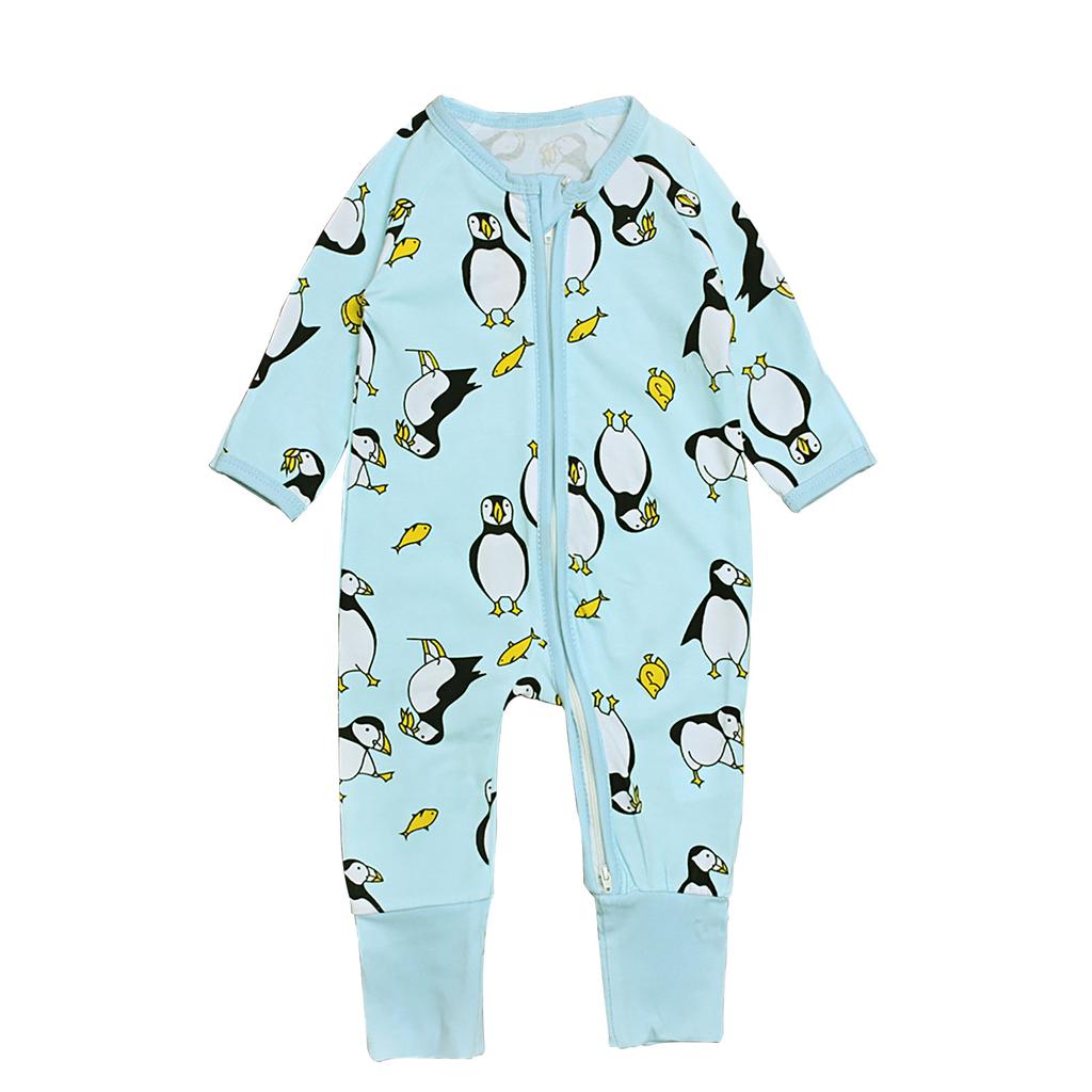 Toddler Infant Baby Boys Girls Romper Jumpsut Playsuit Long-sleeves Pants Romper Outfits
