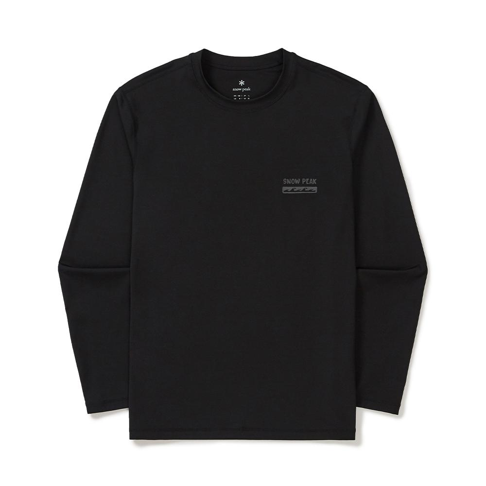 [Snowpeak] Water Graphic Rashguard Black (S25MMWSW08)