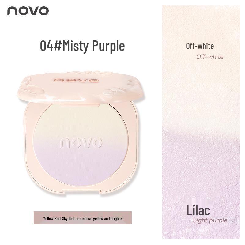 NOVO9043 Velvet Mist Setting Powder: Non-Caking, No Smudge, Oil Control, Brightening, Plumping, Large Capacity.