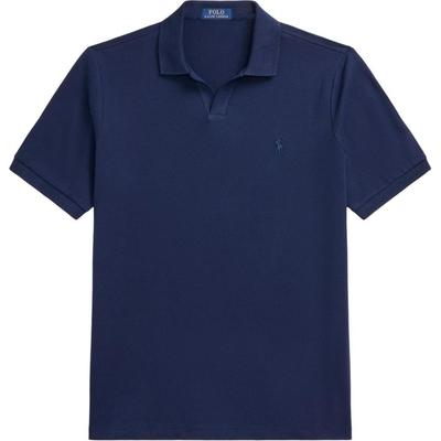 Polo Polo de couleur unie à col polo et manches courtes pour homme hauts Bleu 710941449-001