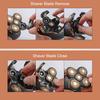 4D 5 Head Electric Men Bald Shaver Waterproof Razor Cordless Beard Hair Trimmer Clipper [with LCD Battery Display]