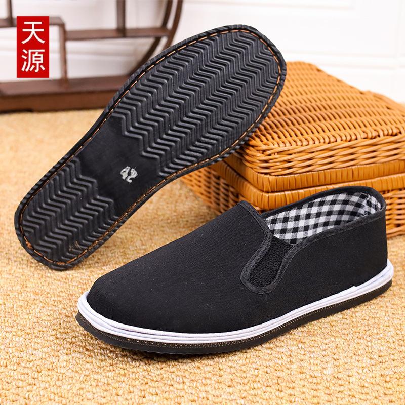 Tire sole cloth shoes men's and women's shoes non-slip, wear-resistant, breathable and deodorant driving leisure work lasagna labor insurance black c