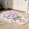 Girly Style Carpets for Living Room Flowers Bedroom Decor Carpet Fluffy Soft Irregular Bedside Rug Home Thicken Plush Floor Mat