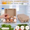 25Pcs 12-Slots Paper Egg Carton Reusable Egg Storage Box Reusable Egg Packing Trays Kitchen Organizer Multi-purpose Recyclable