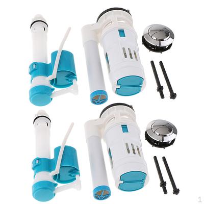 2 Sets Universal Fill Valve Cistern Toilet Replacement Kits