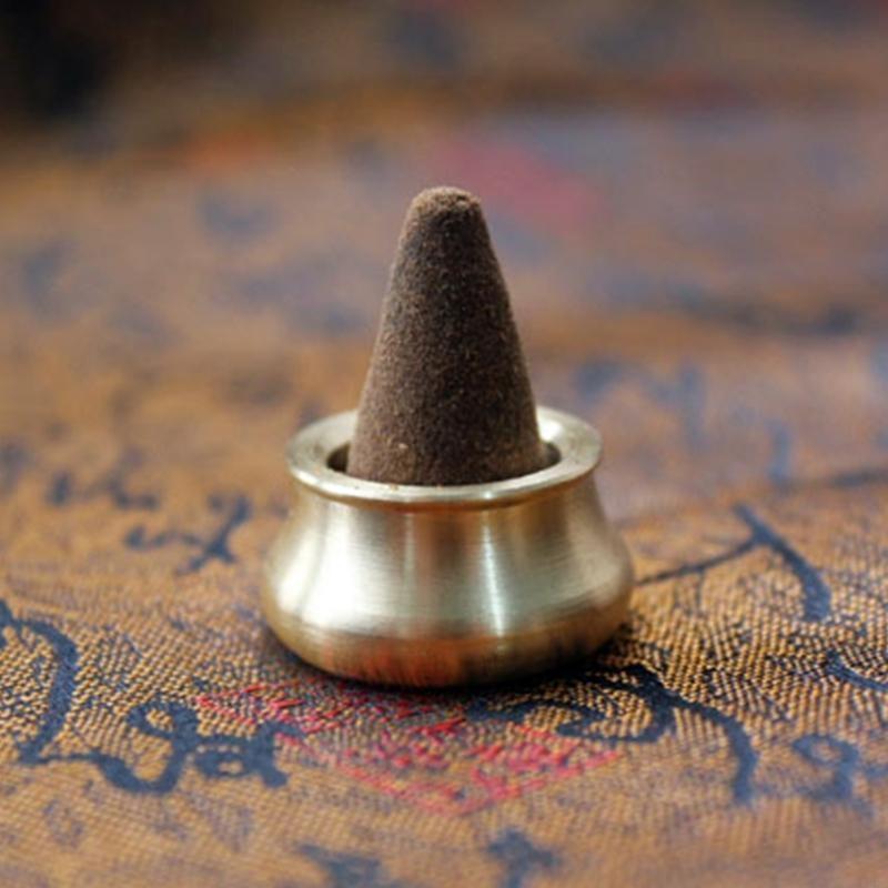 62KD 1PC Bowl Brass Incense Holder for Incense Incense Base Deco