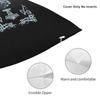 Valknut Symbol And Runes On Wood Norse Viking Odin Square Pillowcase Cushion Cover Pillow Case Throw Pillow Cover