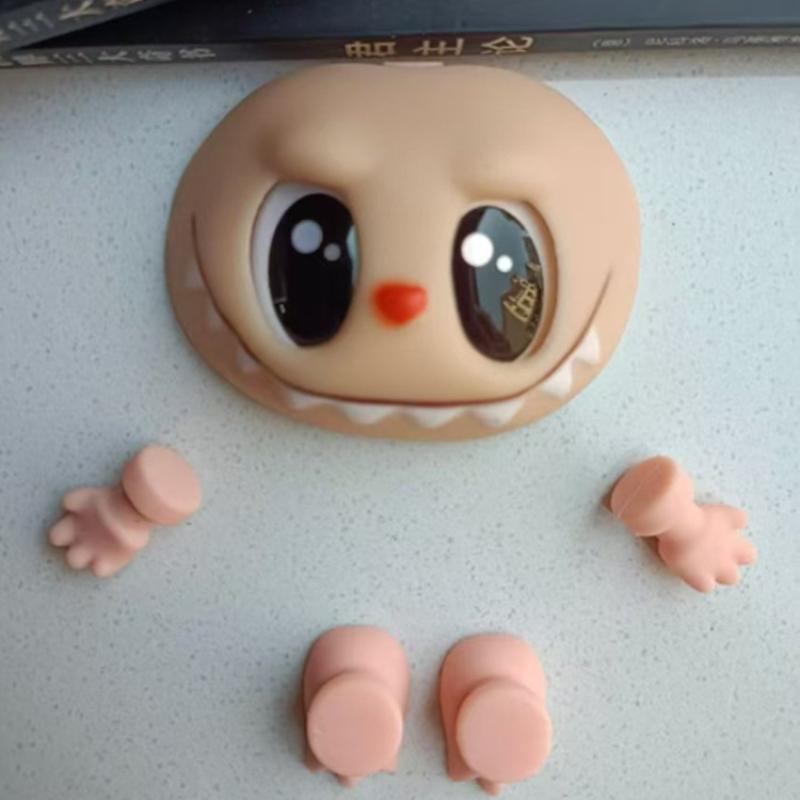 

Малыш Три Малыш Три года 12 Зодиак плюшевый слепой ящик аксессуары Большое милое лицо аксессуары для рук и ног чёрный