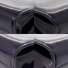 Used AUTHENTIC Salvatore Ferragamo 213485 Gancini Wanda Mini Hand Bag blue Leather