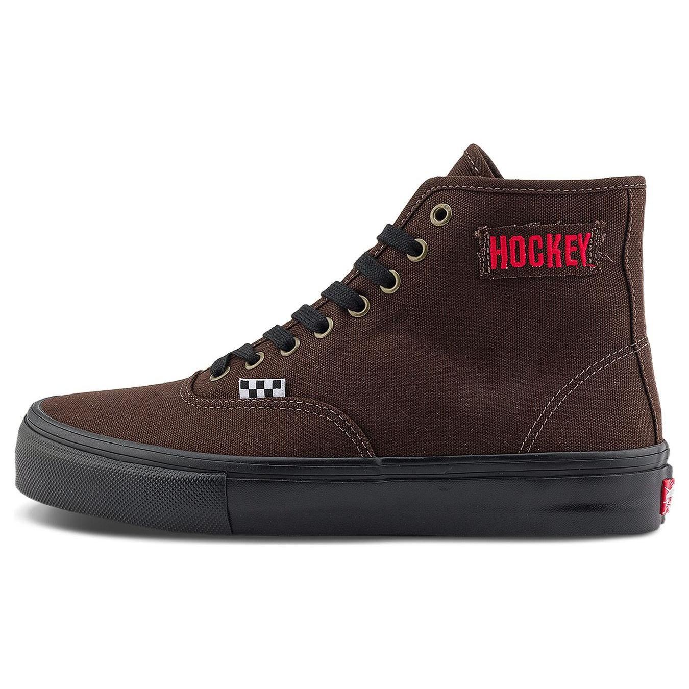 Vans x Hockey Authentic High Dark Brown Unisex VN000CBQ7W1 EU 40