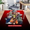 1pc Naruto Characters Collage Carpet for Playroom Bedroom Living Room Sofa Home Decor,kids Game Area Rug Non-slip Floor Mat Y723120