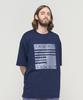CARGOBROS (Big Size) American Paisley Street Short Sleeve T-Shirt (Navy)