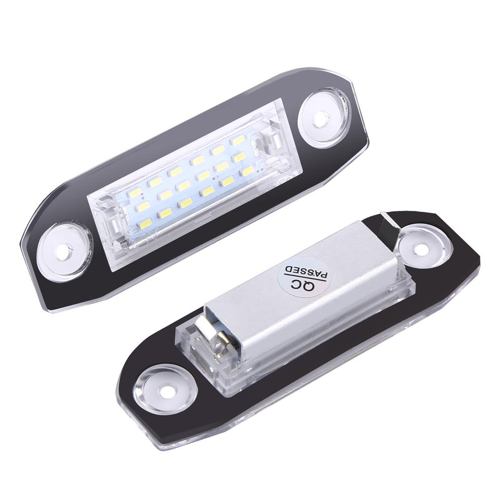 2x Lumière LED de Plaque d'Immatriculation de Voiture Pour Volvo S40 S60 S80 XC60 XC70 XC90