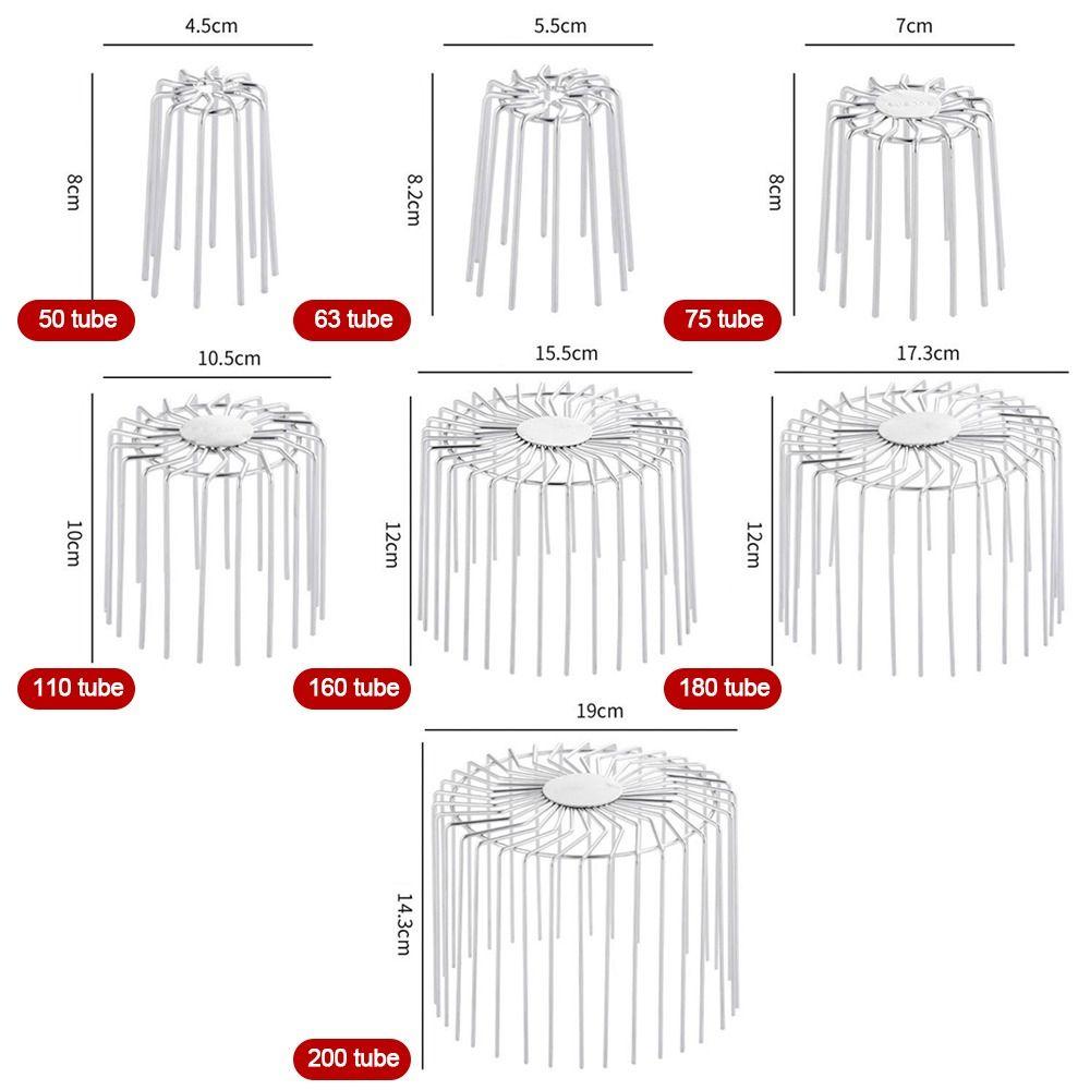 Leaf Debris Trap Roof Floor Drain Stainless Steel Rain Pipe Cap  Drainage Plumbing Fitting