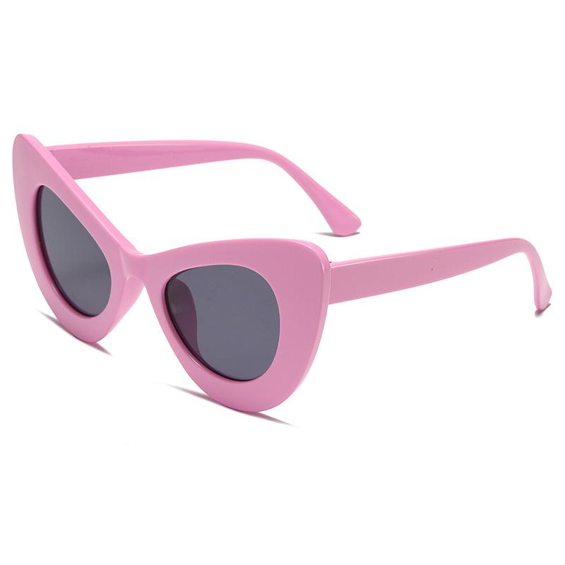 Luxury Designer Oversized Cat Eye Sunglasses Women Vintage Sweet Sexy Ladies Big Frame UV400 Sun Glasses