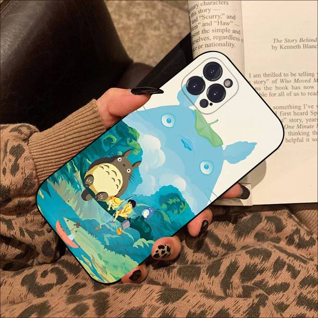 

Чехол для телефона с рисунком аниме Тоторо для Iphone 8 7 6 6s Plus X Se 2020 Xr Xs 14 11 12 13 Mini Pro Max мобильный чехол For iphone 7 or 8