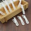 Premium 50 PCS White Adjustable Curtain Hooks (8.5cm) - Practical Ring Holders for Elevating Home Window Aesthetics