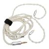 Upgraded Replacement Headphones Cable 8 Core Silver Plated Copper Earphone Cable with 3.5mm Plug