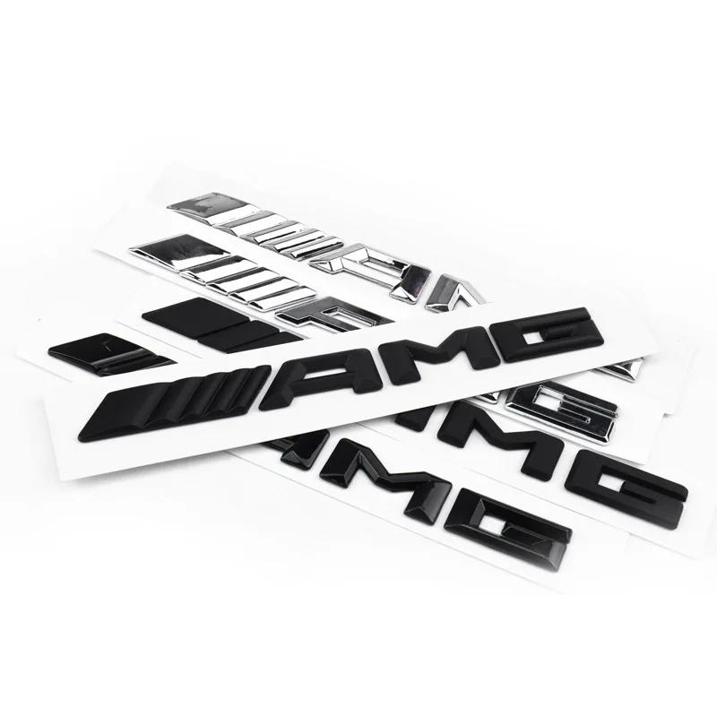 GLC GLB Metal Car 3d Rear Letter Emblem Trunk Sticker for Mercedes benz AMG C E S GLE CLC Class W204 W203 W205 W124 W221 W213 W