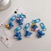 Lilo & Stitch Toys Keychian Anime Pendant Resin Keychain Cute Doll Couple Bag Ornament Car Keyring Girl Birthday Gift