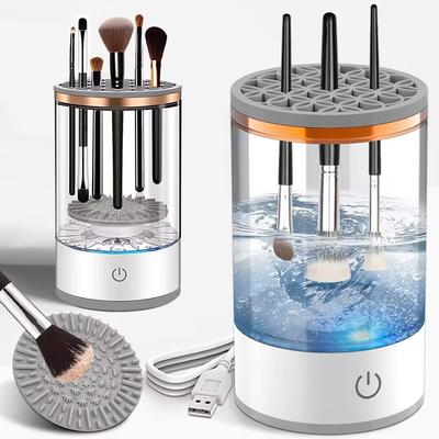 Make-up-Pinselreiniger, automatischer Make-up-Pinselreiniger, elektrische UV-Licht-Sterilisation, tragbarer Rotationsreiniger für Make-up-Pinsel