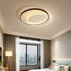 Modern Minimalist Led Ceiling Lamp For Bedroom Black White Design Ring Chandelier Living Room Study Loft Smart Light Fixtures