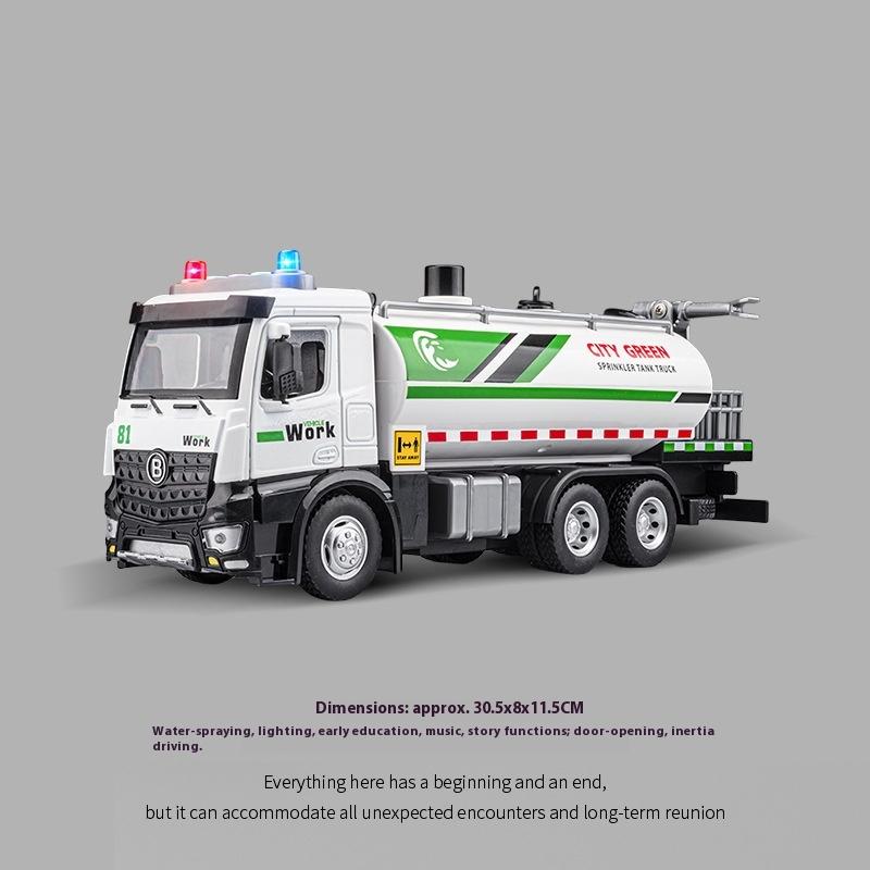 

Alloy Truck Toys Children s Semi-Trailer Transporter Construction Vehicle Flat Trailer Model Car